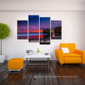 Photographie de toile de paysage de mer / Art de mur naturel pour décor / Art de toile de groupe